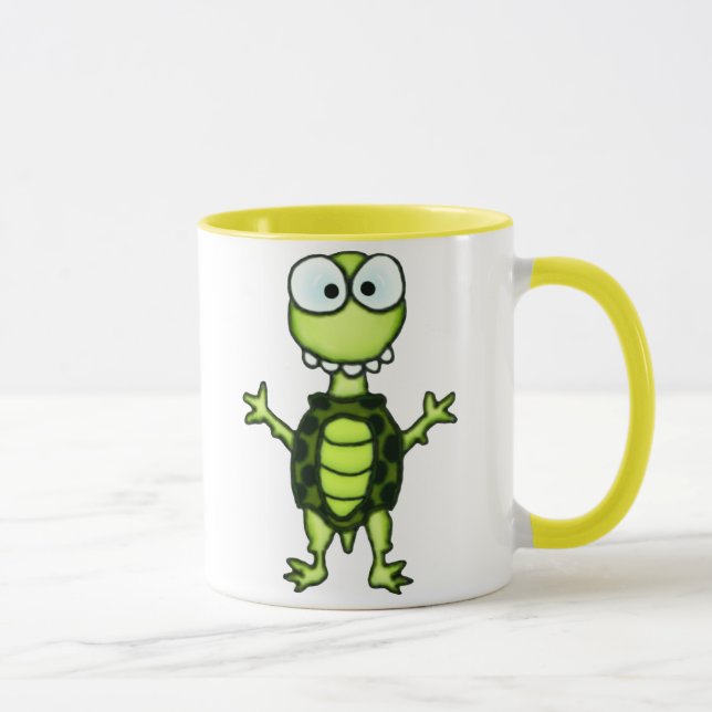 Goofy Schildkröte-Tasse Tasse (Rechts)