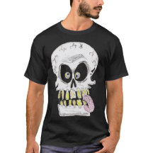 goofy skull skeleton face