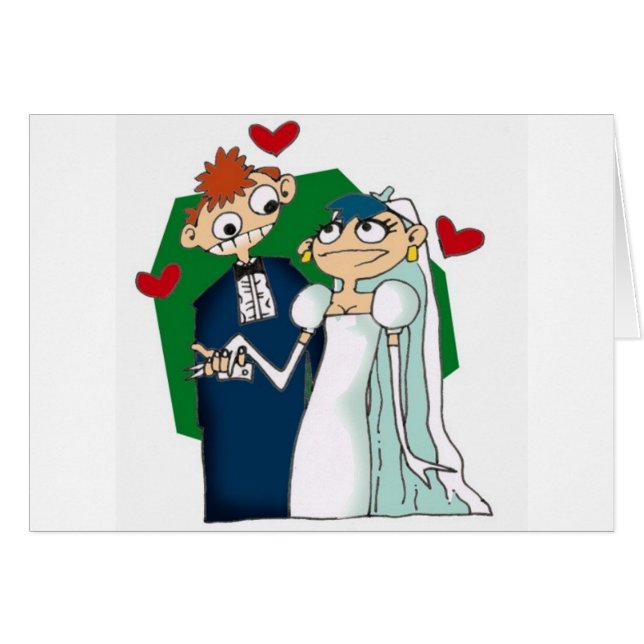 Goofy Wedding Couple (Vorderseite (Horizontal))