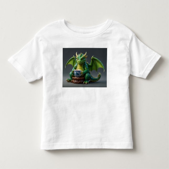 Goofy Welsh Dragon Drinking Tee (Vorderseite)