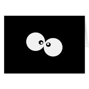 Google Augen, Funny Eyes, Schwarz und Weiß