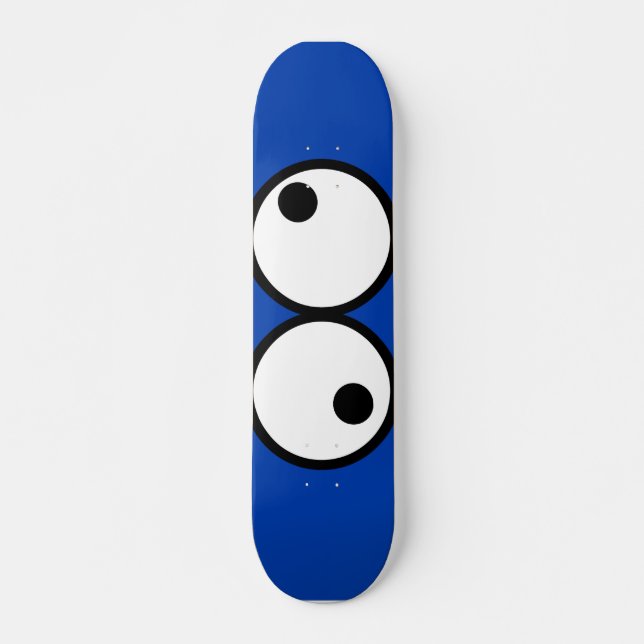 GOOGLE-AUGEN ® Monster-Fernlastfahrer Skateboard (Vorne)