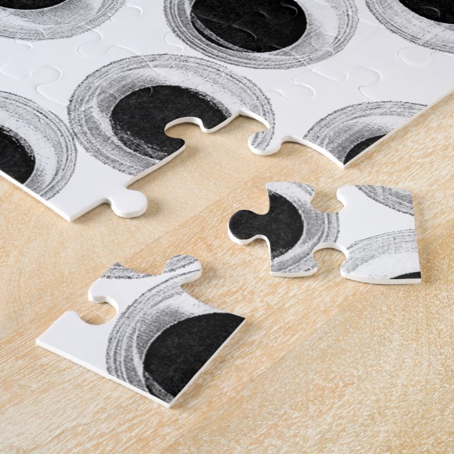 Google-Augenmuster - transparenter Hintergrund Puzzle (Seite)