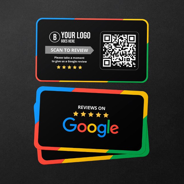 Google-Bewertung von Kunden QR Code Business Revie Visitenkarte (Von Creator hochgeladen)