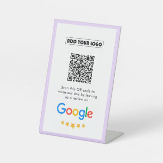 Google-Bewertungen | Business Review Link QR Code Sockelschild