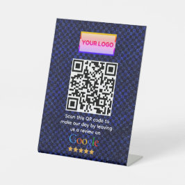 Google-Bewertungen | Business Review Link QR Code Sockelschild