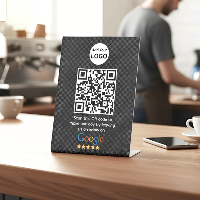 Google-Bewertungen | Business Review Link QR Code Sockelschild (Von Creator hochgeladen)