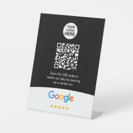 Google-Bewertungen | Business Review Link QR Code Sockelschild