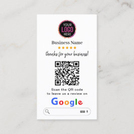 Google-Bewertungen | Business Review Link QR Code Visitenkarte