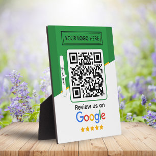 Google Bewertungen Geschäftsbewertungs-Link-QR-C Fotoplatte