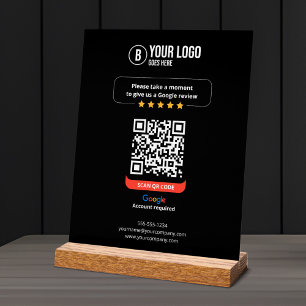 Google Bewertungen QR-Code Bewerte Mein Unternehme Acrylschild