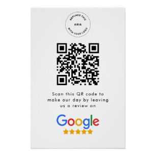 Google Bewertungen   QR-Code für Geschäftsbewertun Poster