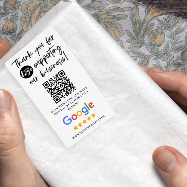Google-Bewertungen Vielen Dank Logos QR-Code (Von Creator hochgeladen)