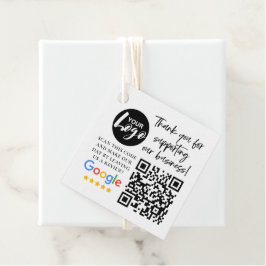 Google-Bewertungen Vielen Dank Logos QR-Code Geschenkanhänger