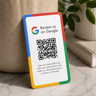 Google Bewertungen Visitenkarte QR-Code Bewertun