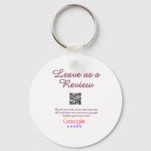 Google Bewertungs-Logo Geschäft Scan QR Bewertung Schlüsselanhänger