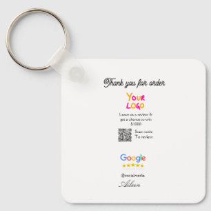 Google Bewertungs-Logo Website QR-Code scannen Schlüsselanhänger