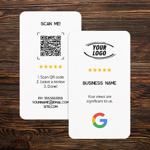 Google Custom Review Cards Visitenkarte