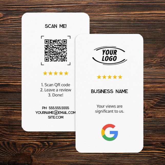 Google Custom Review Cards Visitenkarte (Google Custom Review Cards)