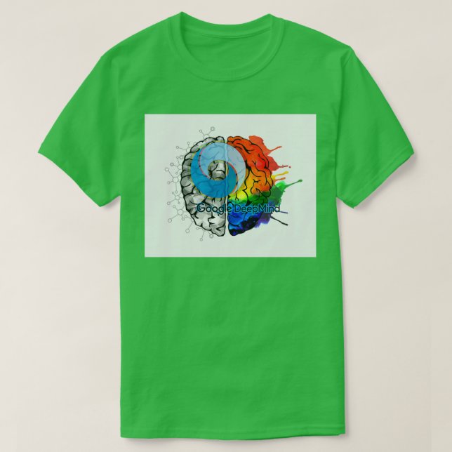 Google DeepMind T-Shirt (Design vorne)