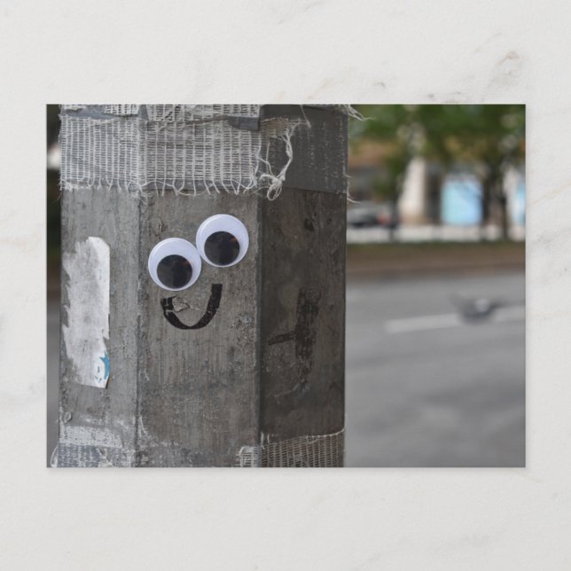 Google Eyes Eyeballs New York City Fotografy NYC Postkarte (Vorderseite)