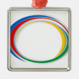 Google-Farben Ornament Aus Metall