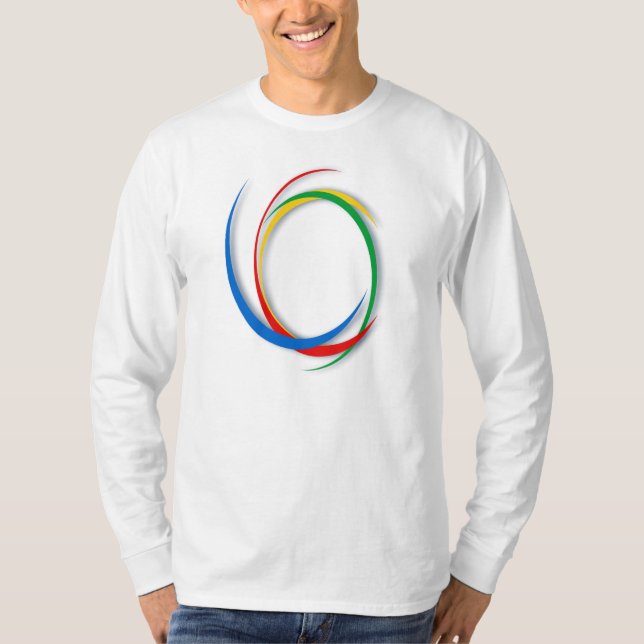 Google-Farben T-Shirt (Vorderseite)