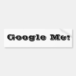 Google ich! autoaufkleber