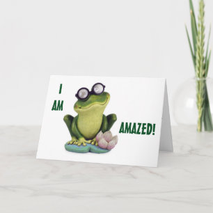 GOOGLE-MIT AUGEN FROG-RETIREMENT-FUN KARTE