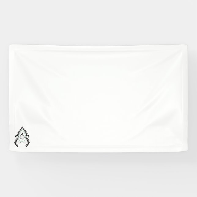 Google Pay Rangoli Stempel Design Vinyl Banner (Horizontal)