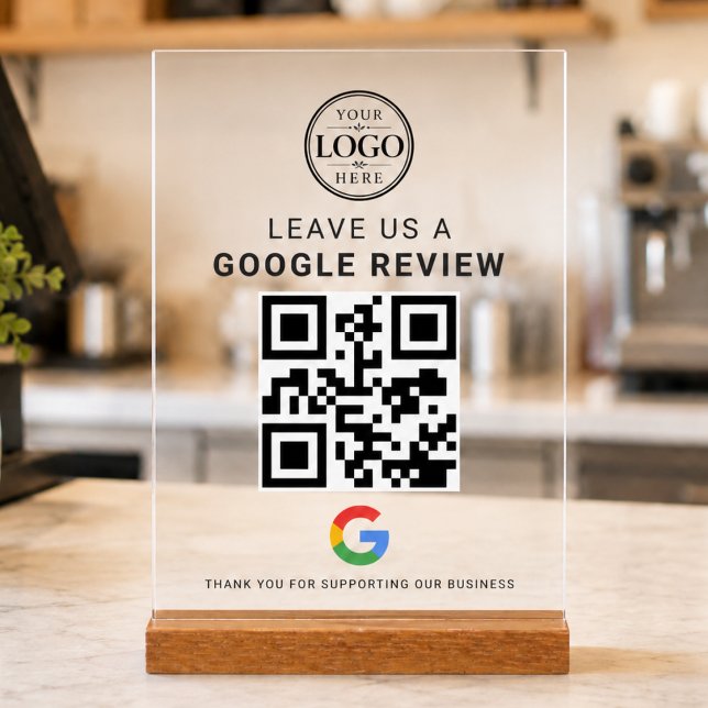 Google Review Logo Acryl-Tischdisplay Acrylschild (Von Creator hochgeladen)