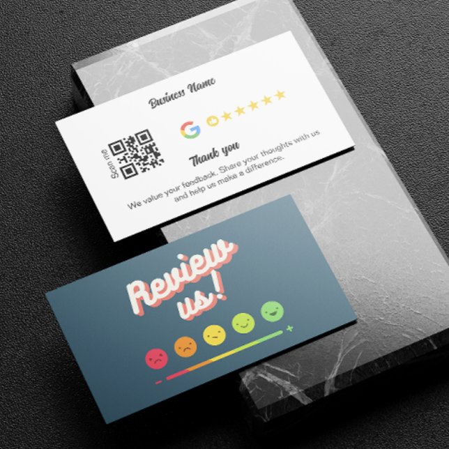 Google Review My Business Vielen Dank Qr Code Visitenkarte (Google Review My Business Thank You Qr Code Business Card)