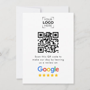 Google Review QR Code Geschäftskundenbewertung Einladung
