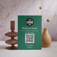 Google Review QR-Code-Karten | Vielen Dank an Ihr