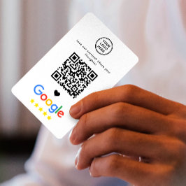 Google Review QR Code Vielen Dank Visitenkarte