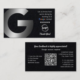 Google Reviews Premium QR Visitenkarte