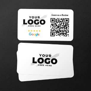 Google Reviews QR Code Business Review Link 5 Star Visitenkarte