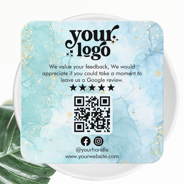 Google überprüft QR-Code Modernes Logo Business Re Begleitkarte (Von Creator hochgeladen)