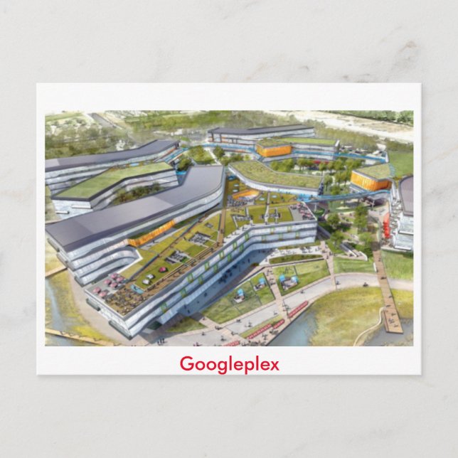 Googleplex Postkarte (Vorderseite)