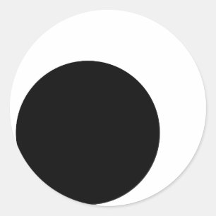 Googly Augen (Grenze) Runder Aufkleber