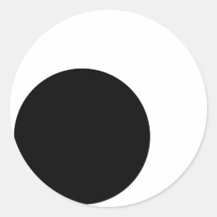 Googly Augen (keine Grenze) Runder Aufkleber