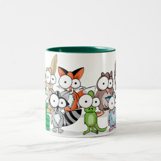 Googly Familie Zweifarbige Tasse
