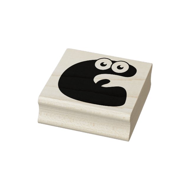 Googly Letter C Rubber-Briefmarke Gummistempel (Stempel)
