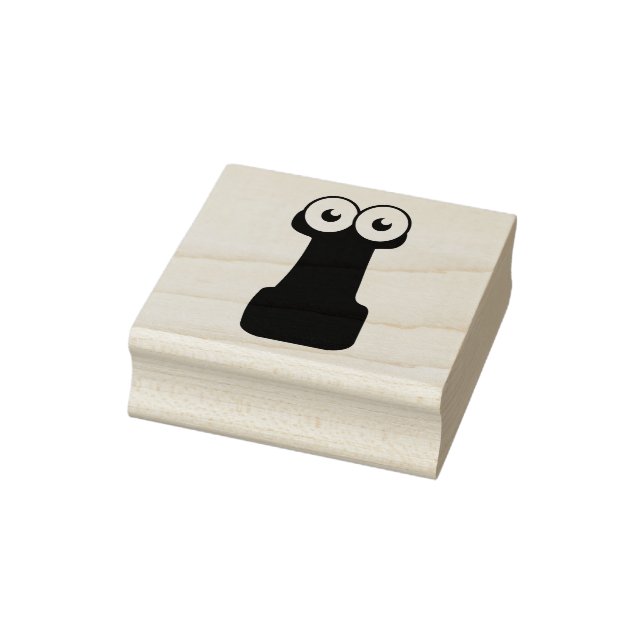 Googly Letter I Rubber-Briefmarke Gummistempel (Stempel)