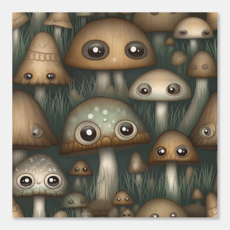 Googly Mit Augen Garden Botanical Tapete