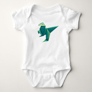 Googly-Mit Augen Origami Raptor Baby Strampler