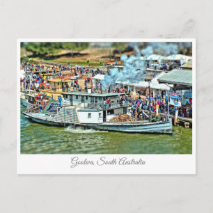 Goolwa Post Card - Holzboote Festival Postkarte