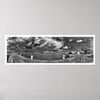 Goolwa Storm Panorama Print Poster
