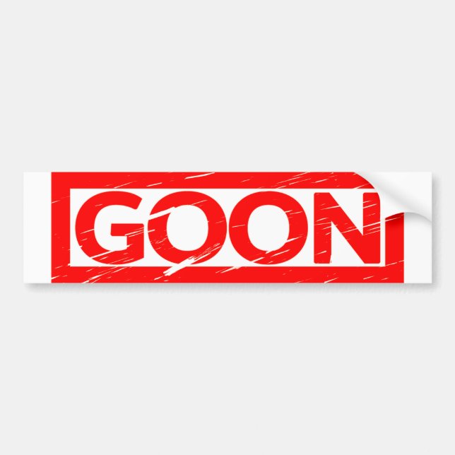 Goon Briefmarke Autoaufkleber (Vorne)