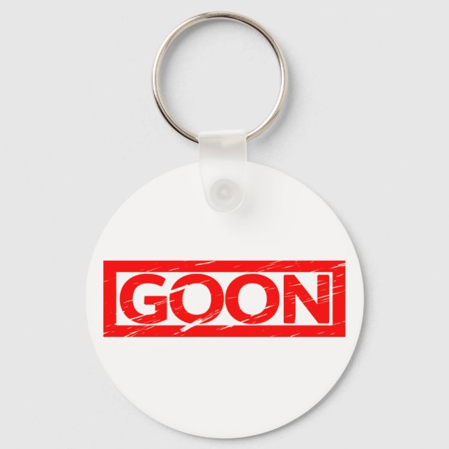 Goon Briefmarke Schlüsselanhänger (Vorderseite)